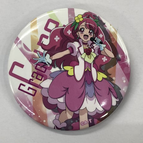 ヒーリングっどプリキュア　キュアグレース（マイク）　ヒーリングっどプリキュア感謝祭　ブラインド缶バッジ