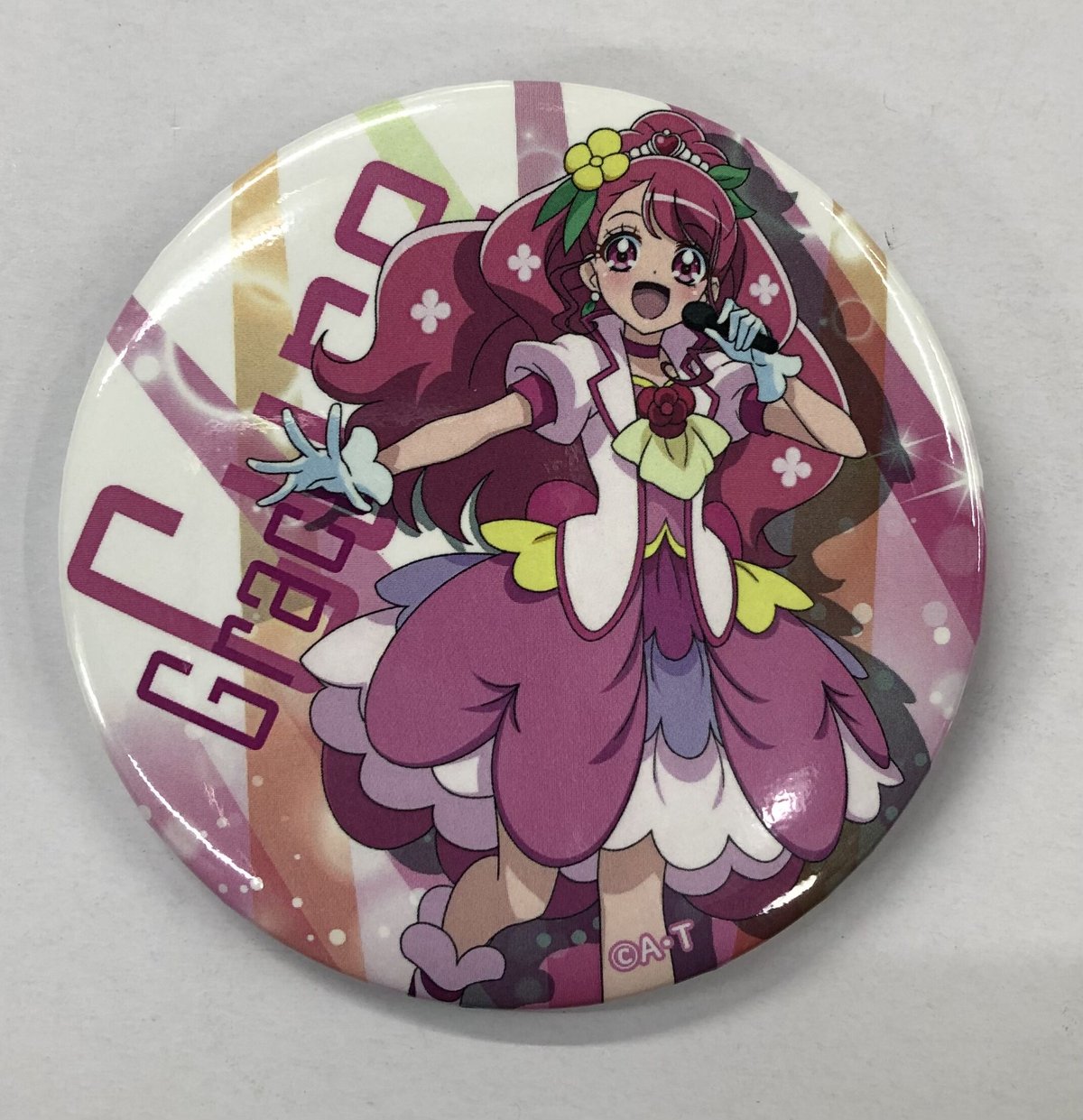 新品未使用 花寺のどか キュアグレース 缶バッジ プリキュア