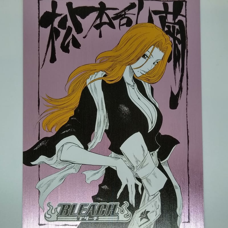 BLEACH 松本乱菊　ポストカード　カラオケの鉄人 BLEACH (ブリーチ) × カラオケの鉄人8店舗 6.19-8.31 コラボ開催!