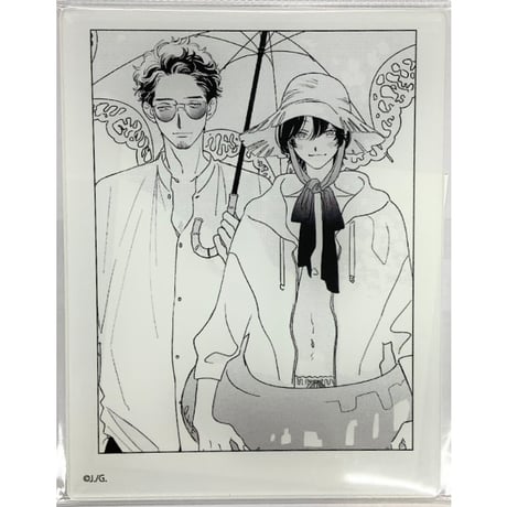 みかさページ 大麦こあら 『能美先輩の弁明』 とらのあな 両面 イラストカード