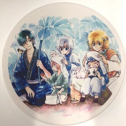 暁のヨナ 満福ガチャ くじ グラス コースター 缶バッジ セット 暁の