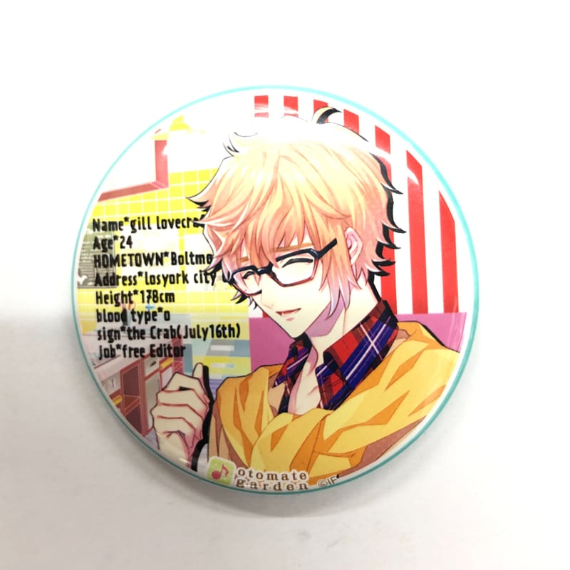 キューピットパラサイト　ギル　缶バッジ　56点 Amazon | キューピット パラサイト オトメイトスタイル 缶バッジ