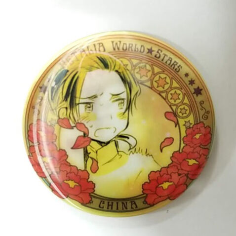 ヘタリア チェンジング缶バッジ ミュージアム 全種コンプリート ヘタリア Axis Powers 中国 ミュージアムver. トレーディング