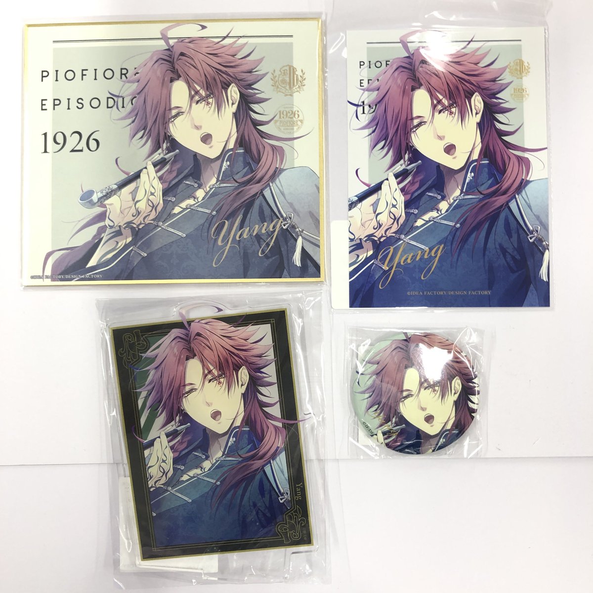 ピオフィオーレの晩鐘　ダンテ　缶バッジ　アクキー　ブロマイド　色紙 ピオフィオーレの晩鐘 楊 缶バッジ アクリルスタンド 色紙