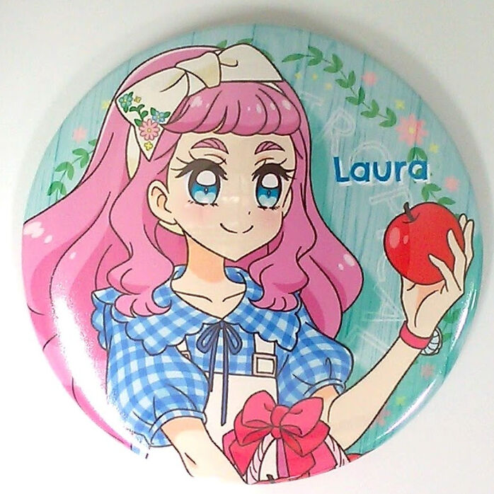 トロピカル〜ジュ プリキュア ローラ・ラメール 缶バッジ ハート トロピカル〜ジュ プリキュア ローラ・ラメール 缶バッジ ハート