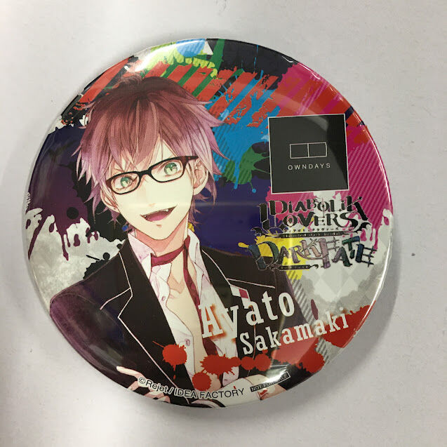 DNP ホロ 缶バッジ 逆巻 アヤト DIABOLIK LOVERS イタミ有】DIABOLIK