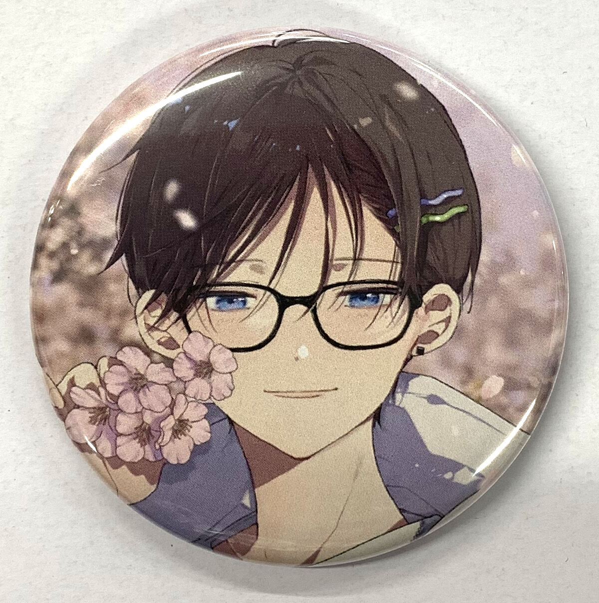 仔縞楽々 『ハレルヤベイビー』 THEキャラ 缶バッジ 冬夏【BLグッズ