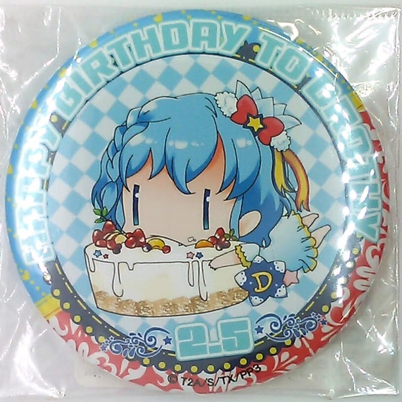 プリパラ ドロシー・ウェスト ハピプリバースデー 缶バッジごろはむ