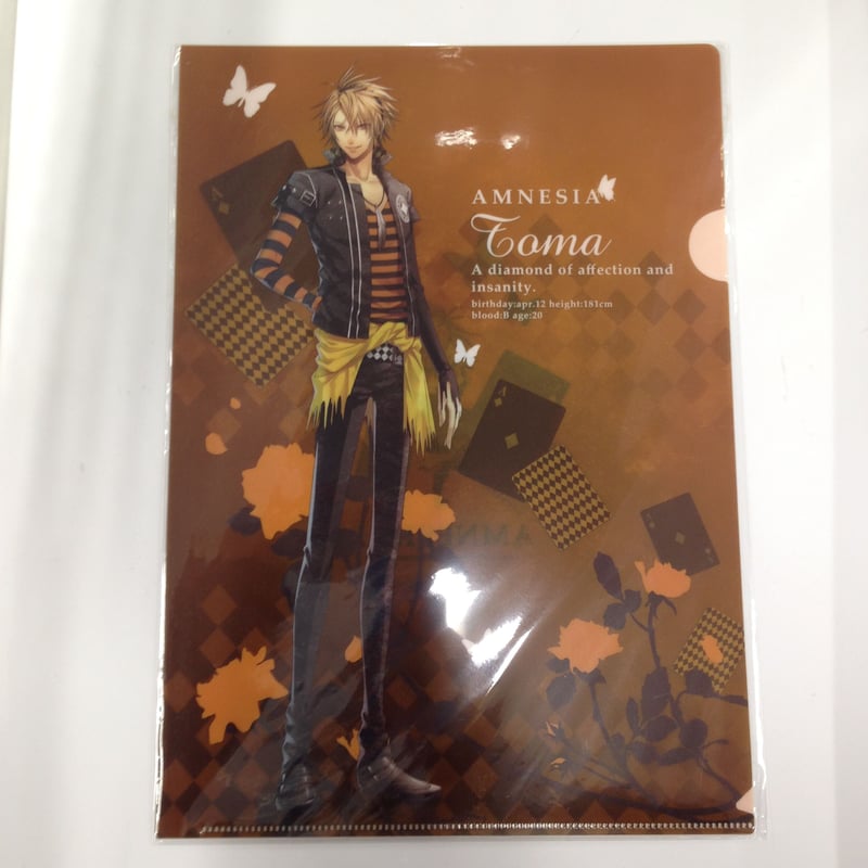 AMNESIA クリアファイル 布ポスター トーマ AMNESIA トーマ クリアファイル | K-BOOKS 池袋 2次元グッズ通販