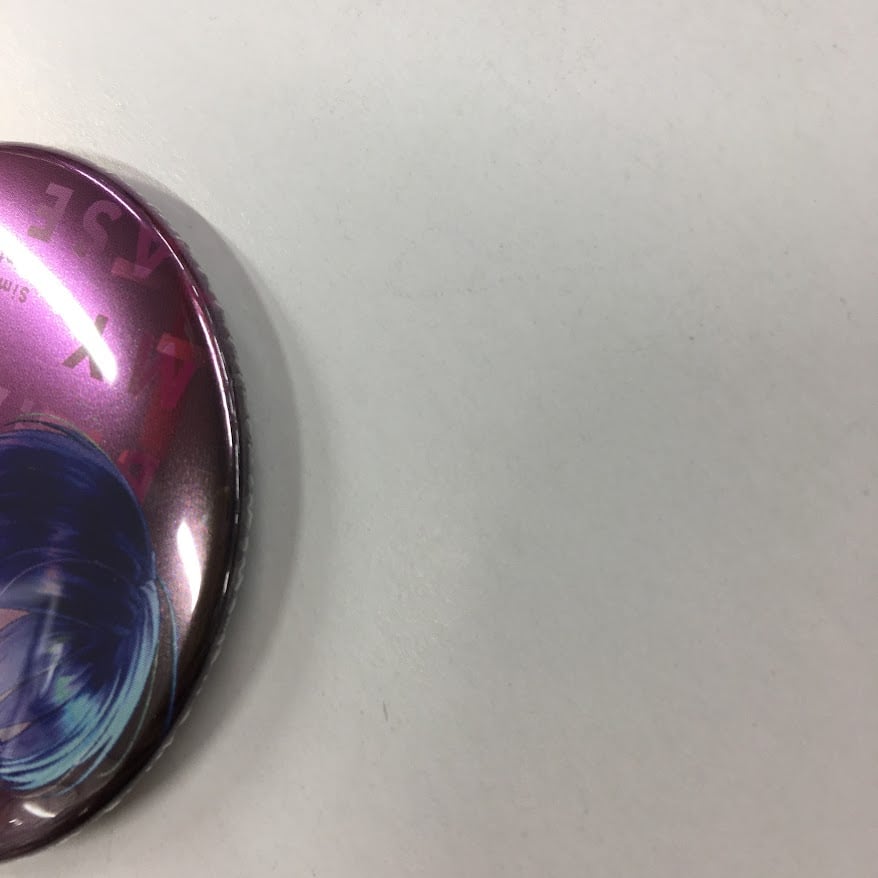 ブレイクマイケース ブレマイ AGF 2023 缶バッジ 新名有 宇京真央 ブレイクマイケース 宇京真央 メタリック缶バッジ AGF2023 | K