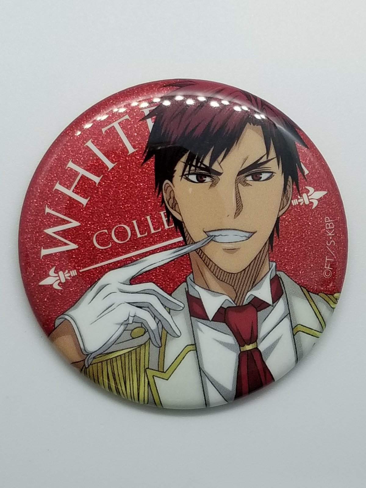 黒子のバスケ White suit ナンジャタウン 火神大我 キラキラ缶バッジ