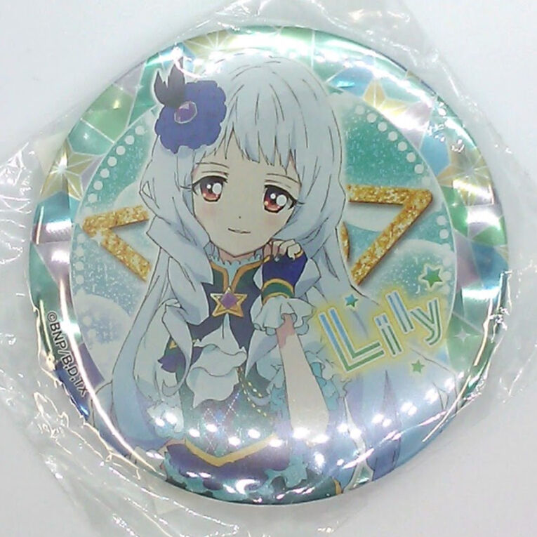 アイカツスターズ！　白金リリィ　アイカツスターズ!グリッターガラポン　缶バッジ fit=scale-down,w=1200