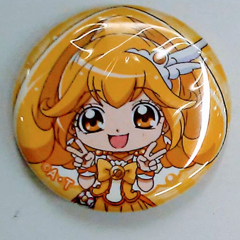 プリキュア 黄瀬やよい キュアピース 缶バッジ