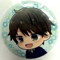 春園ショウ『佐々木と宮野』 ダッシュストア　缶バッジ　ちびキャラver.　鍵浦昭　【BLグッズ】