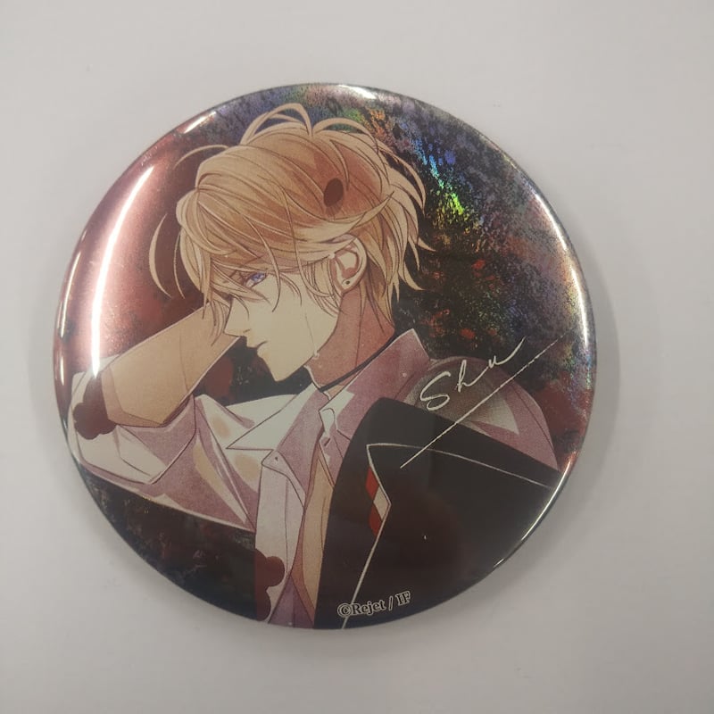 ディアラバ 逆巻シュウ ホロ 缶バッジ MB ▷▶︎▷DIABOLIK LOVERS ディアラバ 逆巻シュウ 缶バッジ ホロ
