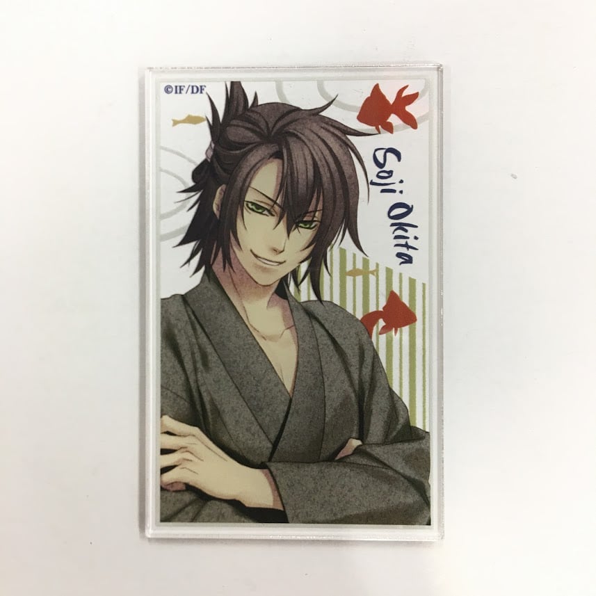 薄桜鬼 斎藤一 沖田総司 藤堂平助 アクリルスタンド パネル 墨絵 デカ