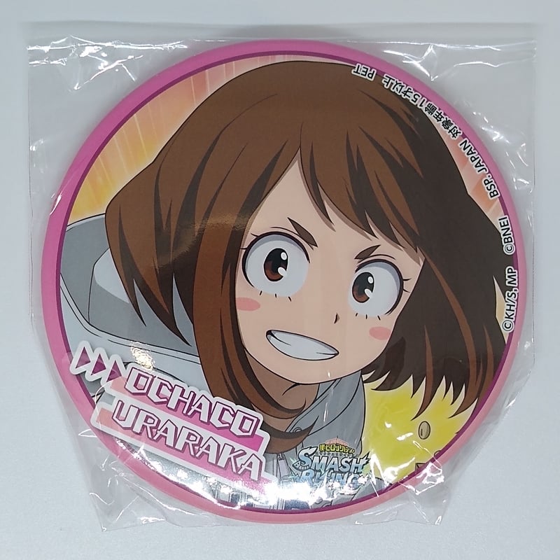僕のヒーローアカデミア 麗日 お茶子 缶バッジ～SMASH RISING 大復刻