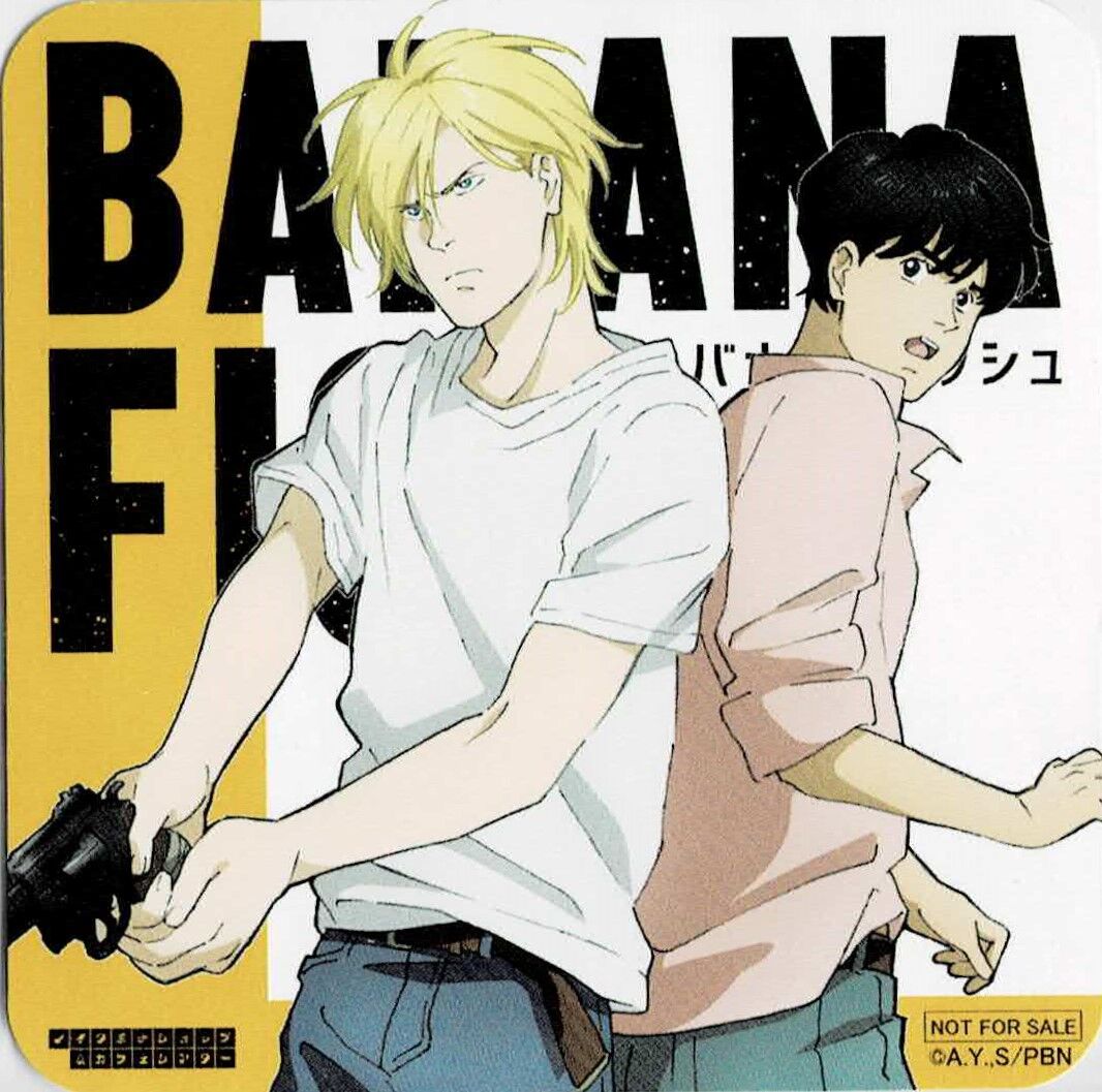 BANANA FISH ノイタミナカフェ アクスタ付コースター アッシュ 英二 