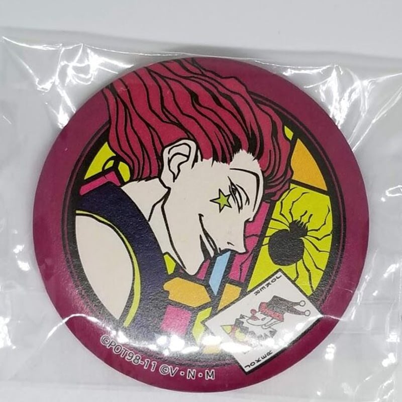 ハンターハンター 和紙缶バッジ ヒソカ HUNTER×HUNTER ヒソカ 和紙缶バッジ | K-BOOKS 池袋 2次元グッズ通販