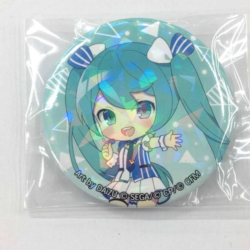 プロジェクトセカイ ローソンコラボ ホログラム缶バッジ 初音ミク | K