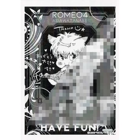 コミコミスタジオポイント交換品　ROMEO／わたなべあじあ 🌺告知解禁🌺わたなべあじあ 先生「ROMEO」最新イラスト集