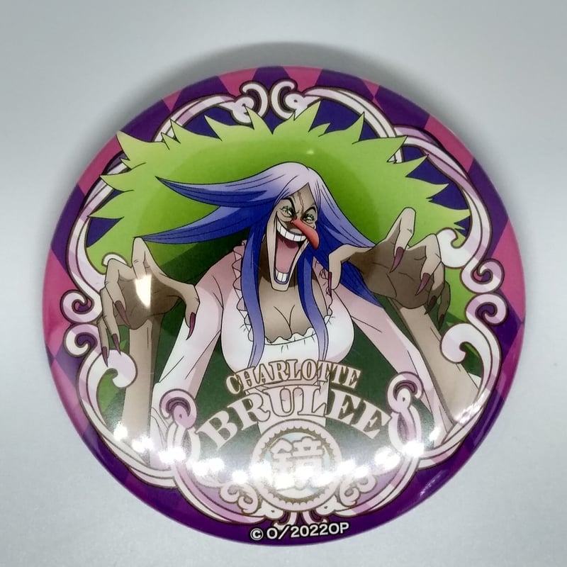ワンピース ONEPIECE シャーロット・プリン　缶バッジ　貴重　レア ワンピース ONEPIECE シャーロット・プリン 缶バッジ 貴重 レア