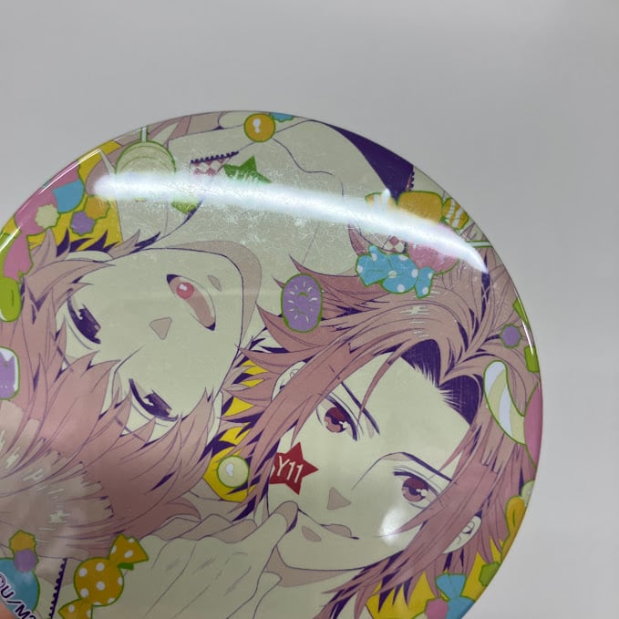 BROTHERS CONFLICT 朝日奈雅臣 ハート缶バッジ アニメイト特典 状態悪し】BROTHERS CONFLICT 朝日奈雅臣 朝日奈侑介 缶バッジ | K-BO