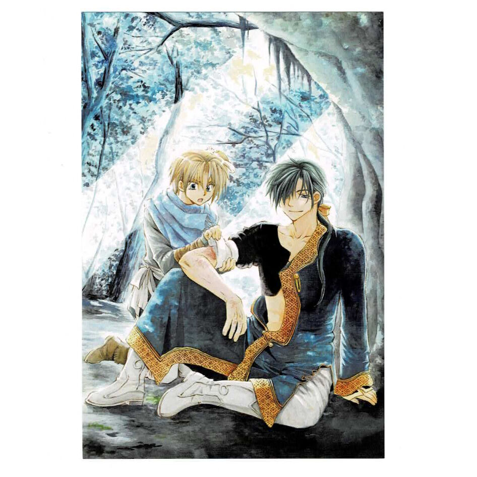 暁のヨナ　横浜プチ原画展限定　特典　コースター　キジャ&amp;シンア&amp;ジェハ&amp;ゼノ 暁のヨナ 横浜プチ原画展限定 特典 コースター キジャ&シンア