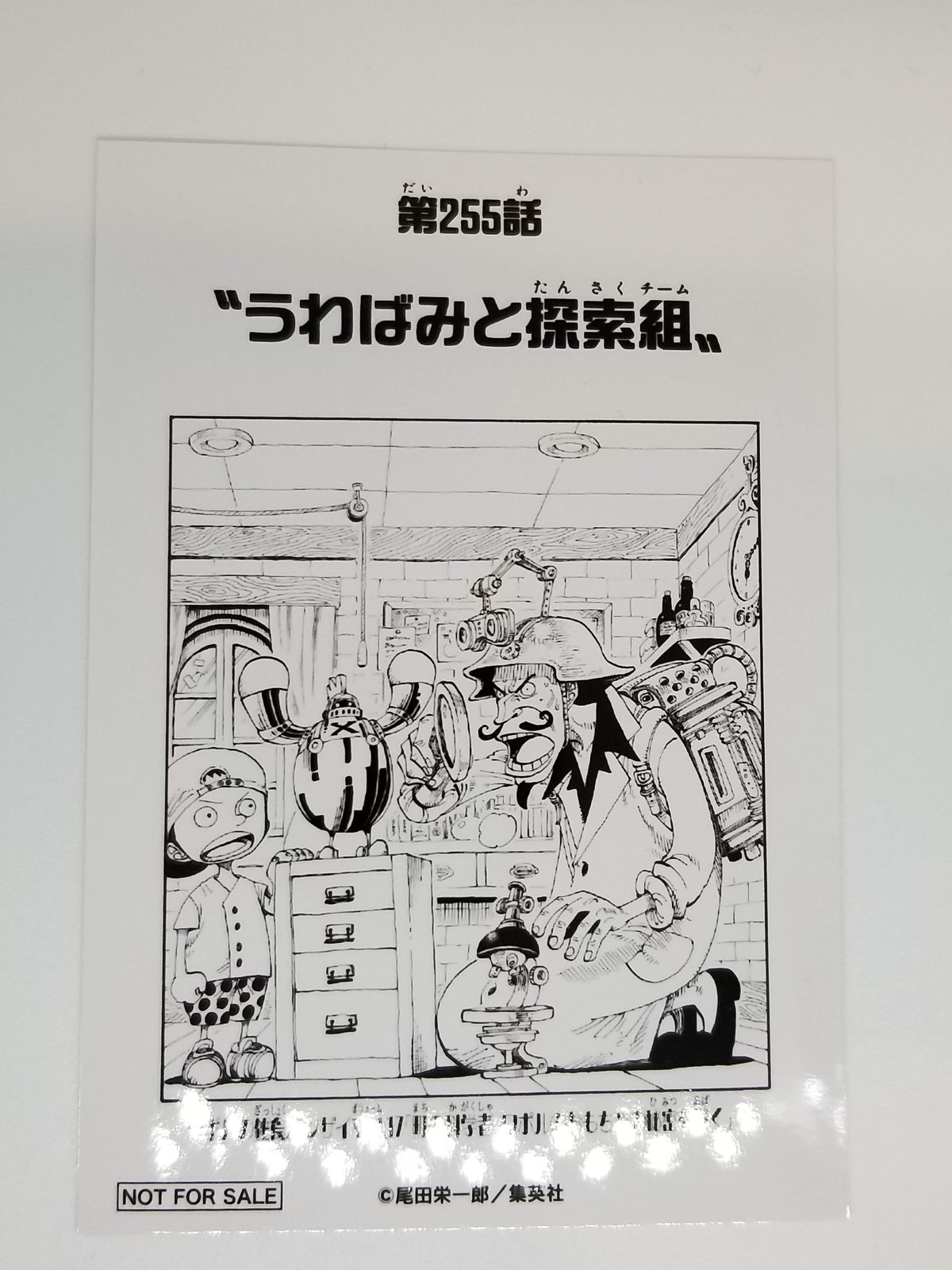 ONE PIECE 扉絵ブロマイド　セット ONE PIECE 第255話 ”うわばみと探索組”扉絵ブロマイド | K-BOOKS
