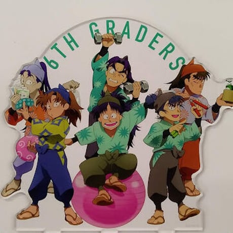 【※キズ多数】忍たま乱太郎　　6年生集合 みんなで商いver. BIGアクリルスタンド