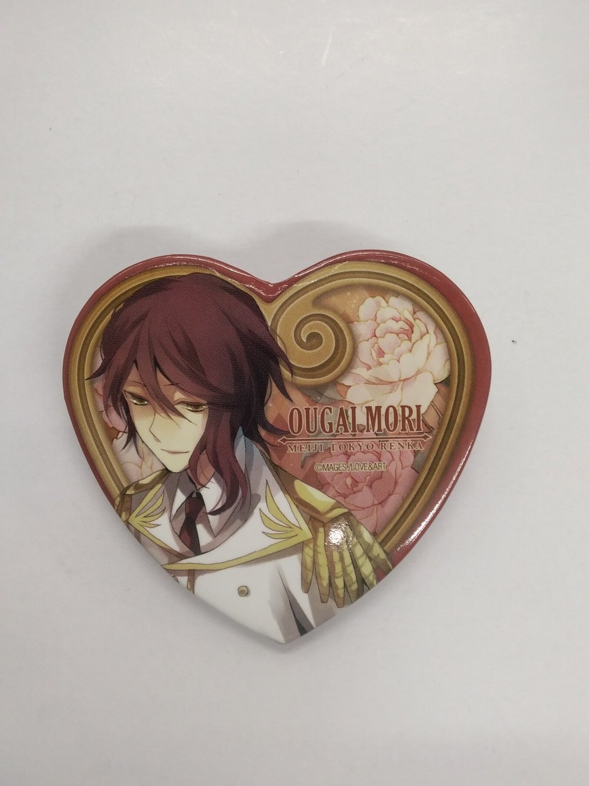 明治東亰恋伽 森鴎外（洋装） 猪目ハート缶バッジ | K-BOOKS 池袋 2