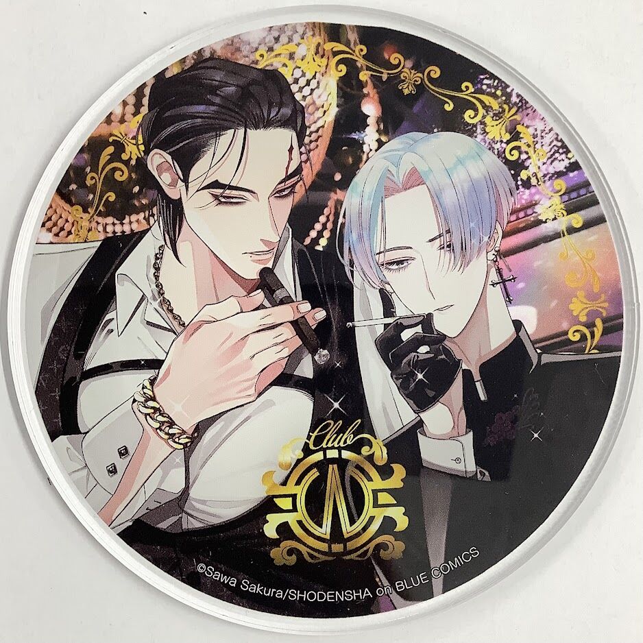 フェチH BLコミックアンソロジー　アクリルコースター 紗久楽さわ 『百と卍』× emo cafe アクリルコースター 千 兆【BLグッズ