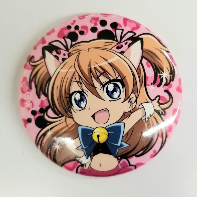プリキュアランド 北条響 缶バッジ 単品】プリキュア 北条響 かわいろ♡パレット ぱんさ～ぴんく 缶バッジ