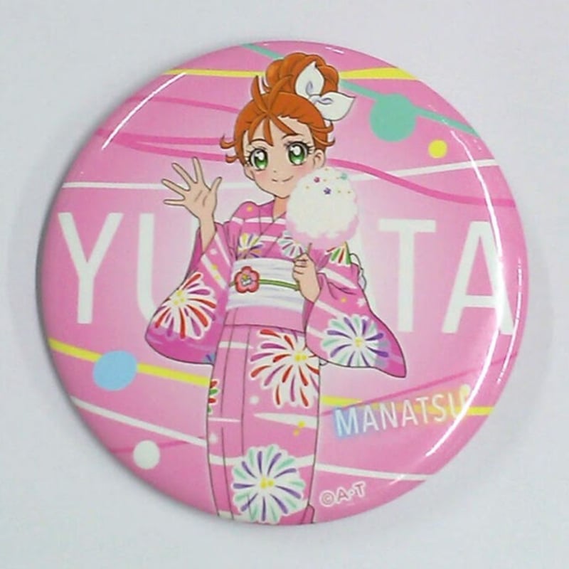 プリキュア 夏海まなつ 缶バッジ ドレスアップ トロピカル～ジュ！プリキュア 夏海まなつ(引き) TROPICAL-ROUGE