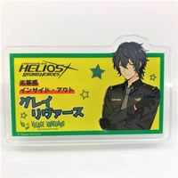 エリオスライジングヒーローズ　グレイ・リヴァース　ヴィレッジヴァンガード コラボ第2弾 トレーディングアクリルネームバッチ