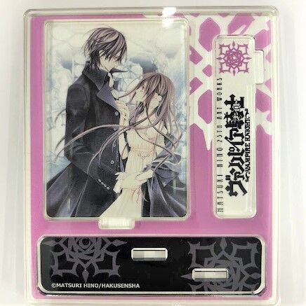ヴァンパイア騎士　樋野まつり　原画展　アクリルスタンド　枢　優姫　完結 樋野まつり『ヴァンパイア騎士』 原画展 アクリルスタンド 優姫＆枢