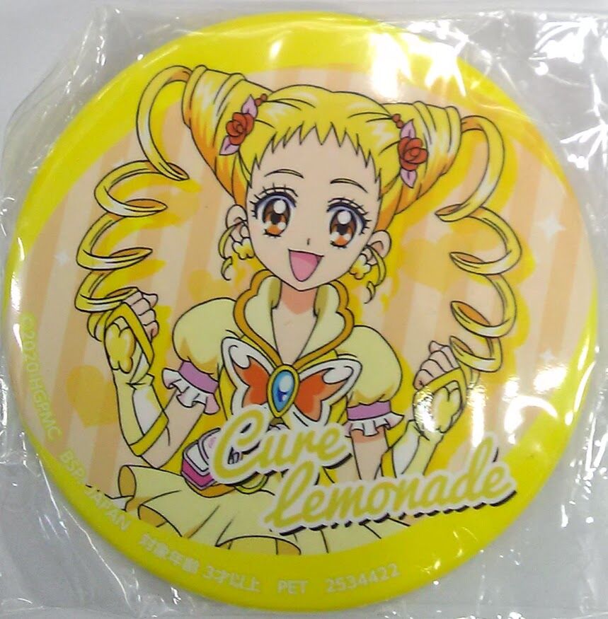 キュアレモネード　缶バッジ プリキュア5 キュアレモネード 缶バッジ | K-BOOKS 池袋 2次元グッズ通販