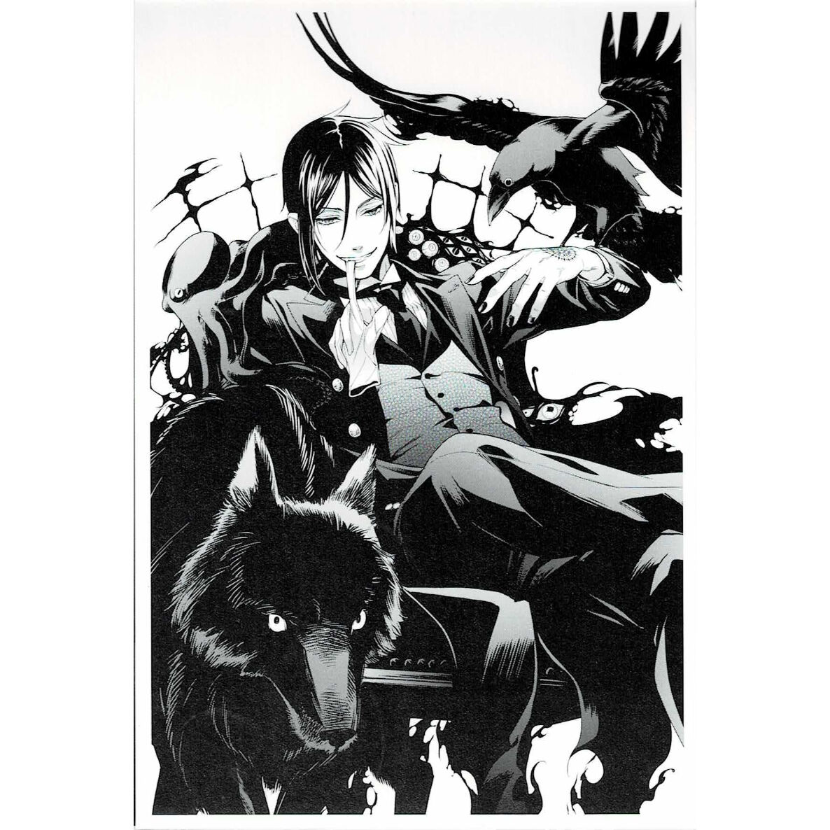 黒執事 ポストカード セバスチャン シエル 枢やな 枢やな 『黒執事』-Rich Black- ポストカード シエル