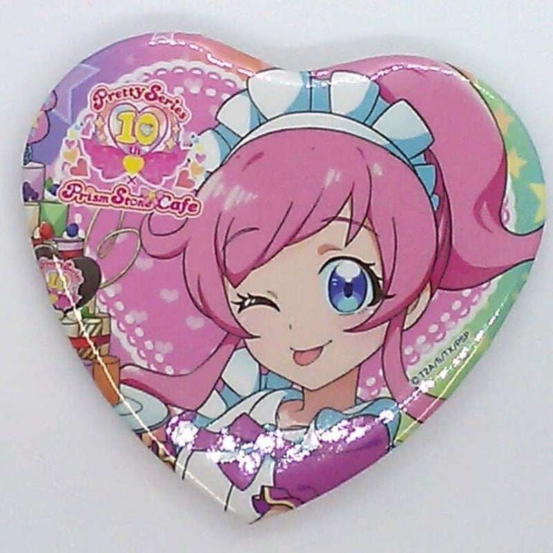 キラっとプリ☆チャン 桃山みらい トレーディング ハート形 缶バッジ