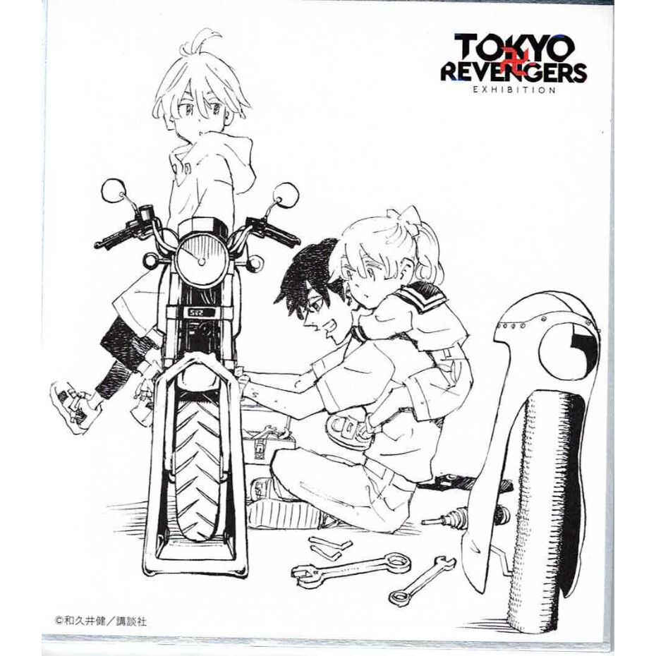 東京リベンジャーズ 佐野 万次郎＆佐野 エマ＆佐野 真一郎 ミニ色紙