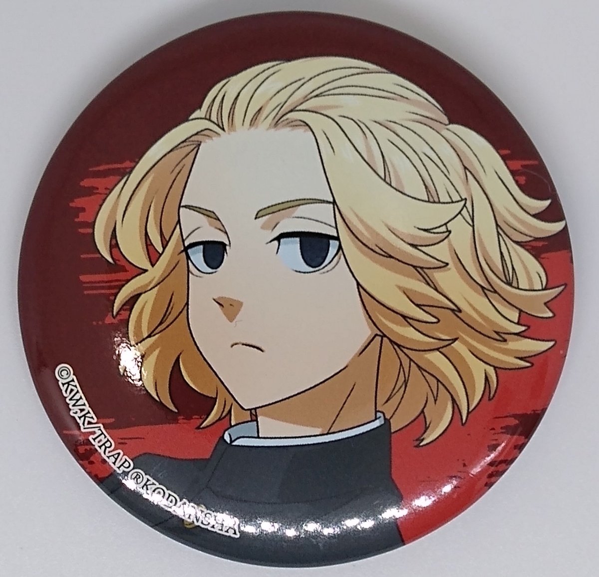 佐野万次郎　応援団　缶バッジ 東京リベンジャーズ 佐野 万次郎 描き下ろしイラスト 応援団服