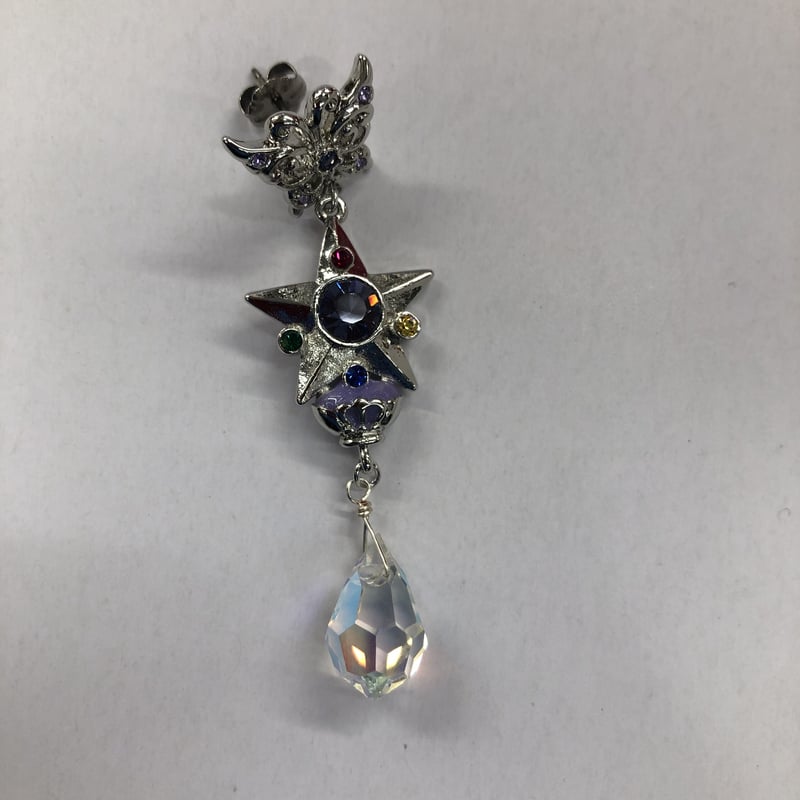 セーラームーン』ANNA SUI スターパワースティック ピアス＆イヤーカフ 
