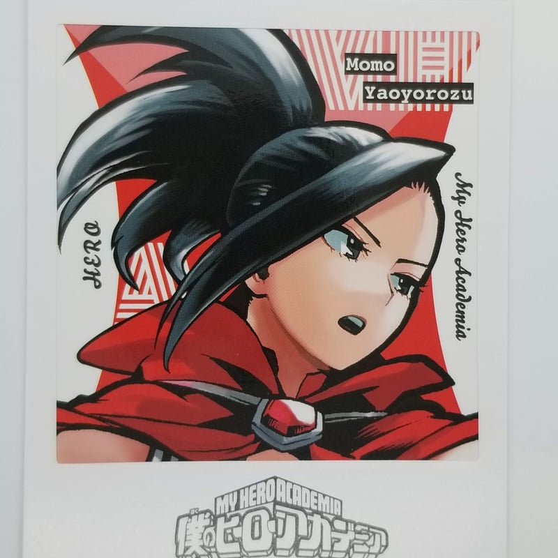 僕のヒーローアカデミア 八百万 百 フォトカード＆ステッカー