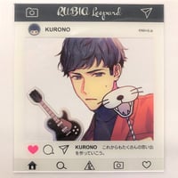 実休光忠　御伴散歩　木ーチャーム　アクリルブロック　ミニアクリルキーホルダー 刀剣乱舞 御伴散歩 ミニアクリルキーホルダー アクリルブロック 実休