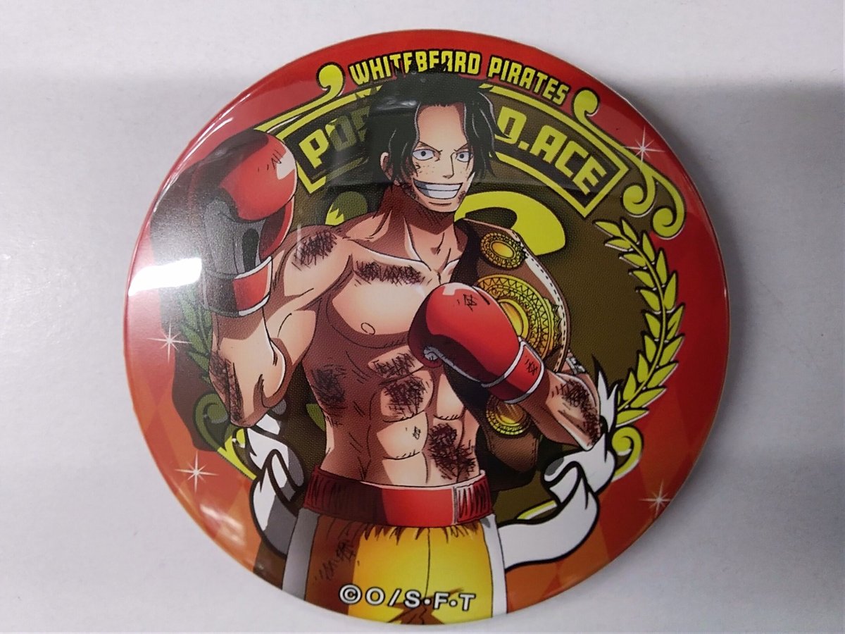 ONE PIECE 輩缶バッジ エース - アニメグッズ