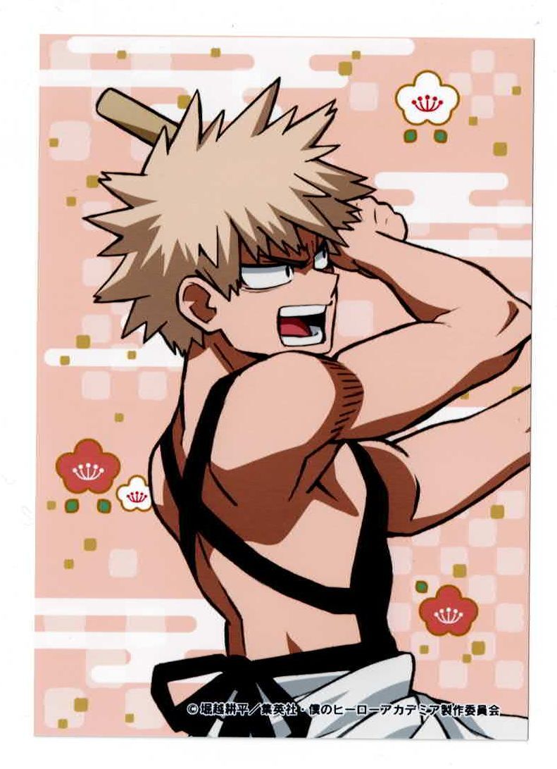 僕のヒーローアカデミア JF2022限定 ブロマイドセット（バラ） 爆豪