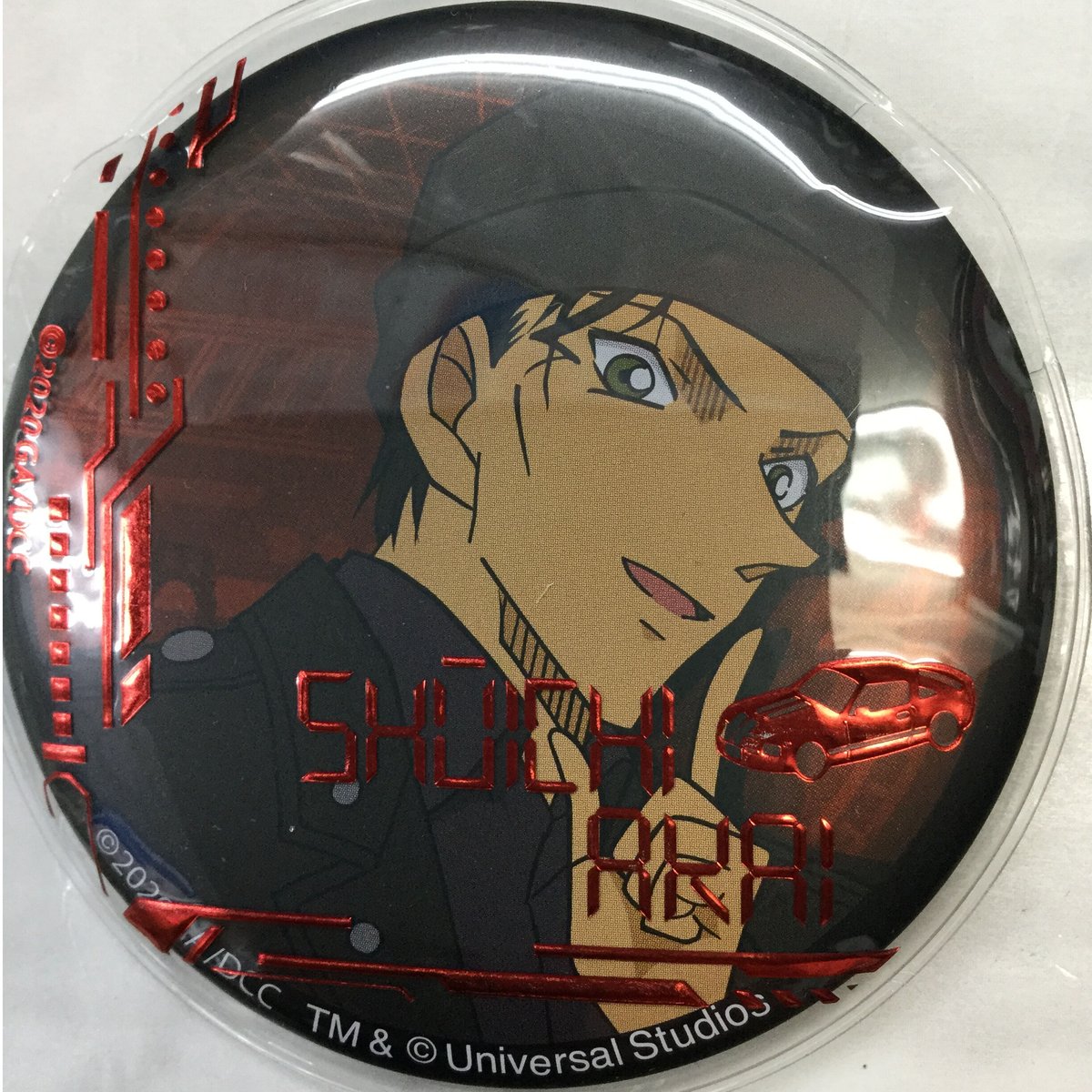 コナン　USJ 缶バッジ　赤井秀一 名探偵コナン赤井秀一「名探偵コナン」×USJ 2020 缶バッジ | K