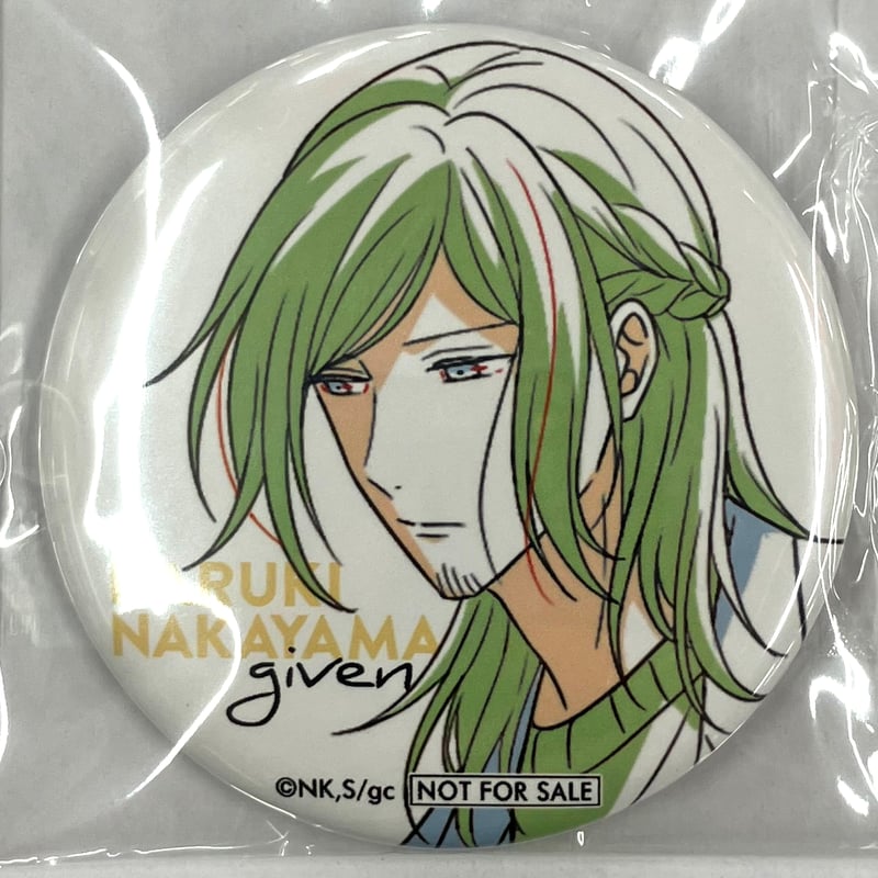 ギヴン　Blu-rayDISK BOX特典　缶バッジ　ポストカード キヅナツキ 『ギヴン』 BD特典 ポストカード ＆ 缶バッジ3個セット