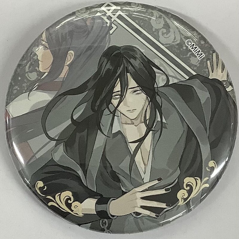 魔道祖師 飛花甘露 缶バッジセット ラジドラ魔道祖師（MiMi）×THEキャラSHOPが池袋P'PARCO2Fにて