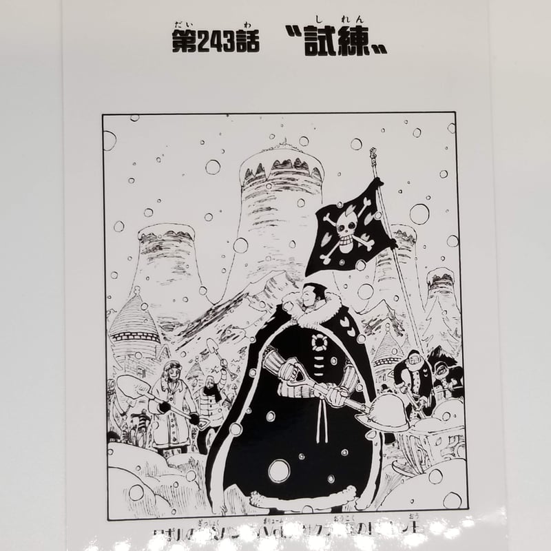 ONE PIECE 第243話 ”試練”扉絵ブロマイド | K-BOOKS 池袋 2次元グッズ通販